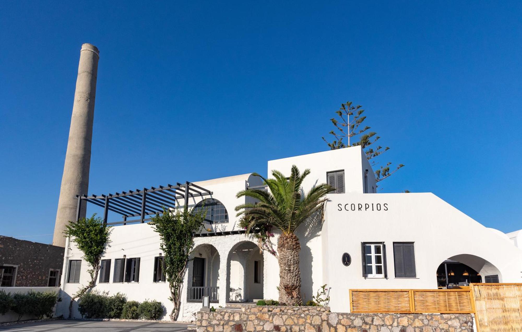 Scorpios Beach Monólithos Exterior foto